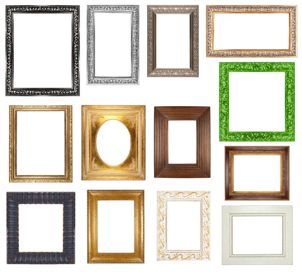 Empty picture frame isolated — Stock Photo, Image