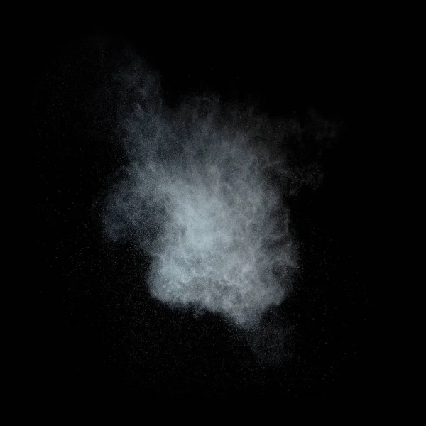 黒い背景に塵雲 — ストック写真
