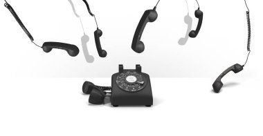 Vintage telefon genel kavram