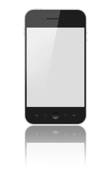 Smartfon na białym tle — Zdjęcie stockowe