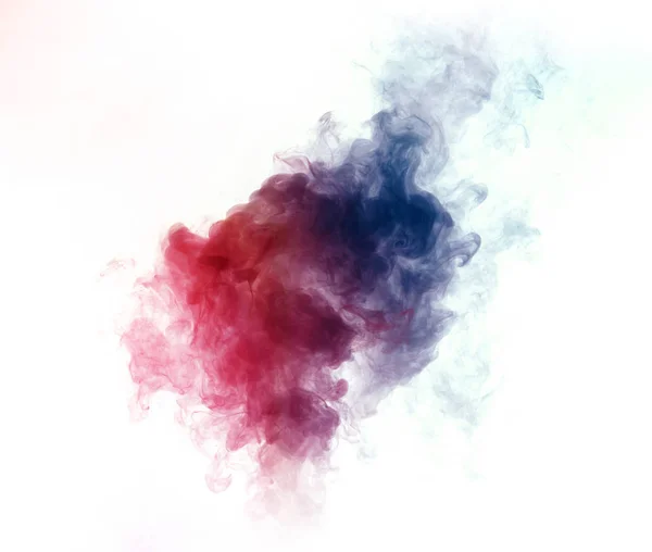 Colorful smoke on white background — Stock Photo, Image