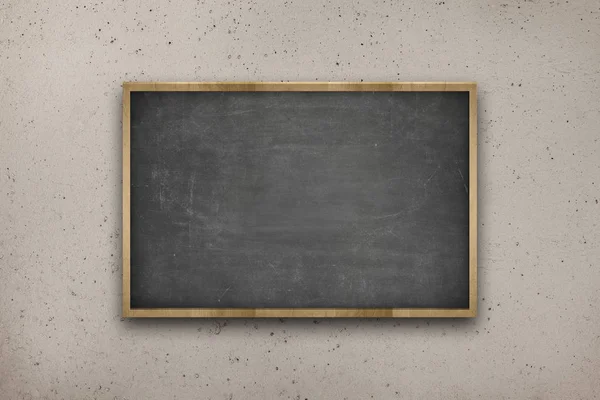 Blank svart Blackboard — Stockfoto