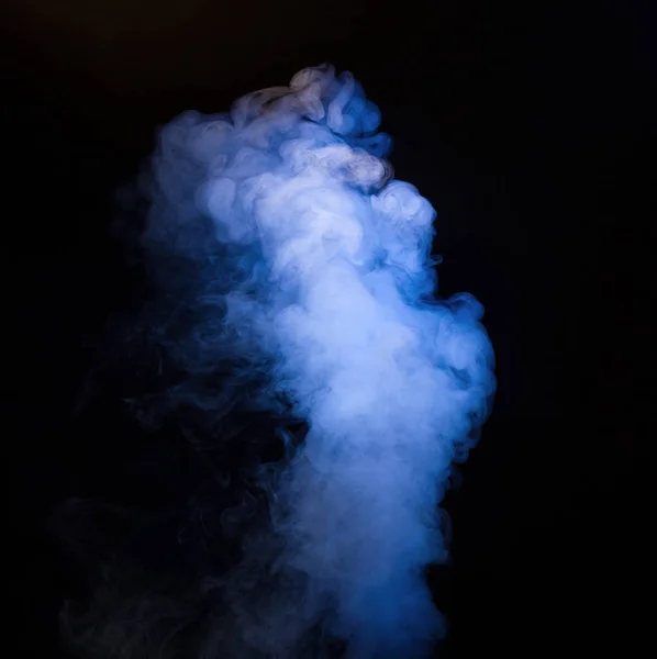 Colorful smoke on black background — Stock Photo, Image