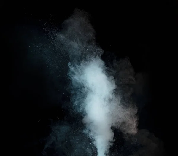 Smoke on black backgroun — Stock Photo, Image