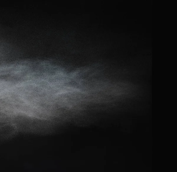 Σύννεφο σκόνης σε μαύρο φόντο — Φωτογραφία Αρχείου