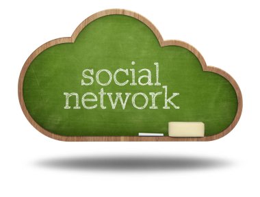 Tahtadaki sosyal ağ metni