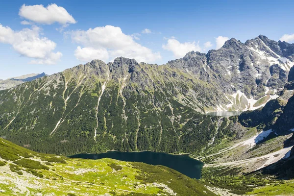Idyllisk Utsikt Över Ett Bergslandskap Våren Tatrabergen — Stockfoto