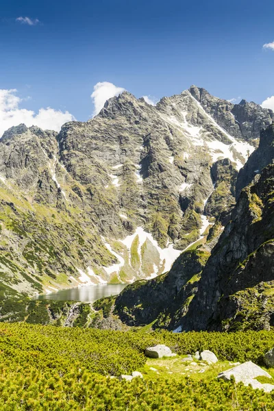 Paisaje Las Montañas Tatra Característico Para Período Primavera Hermoso Día —  Fotos de Stock