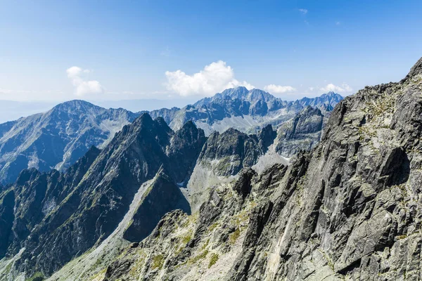 Hermoso Paisaje Montaña Pico Montañas Altas Tatras Eslovaquia Europa — Foto de Stock
