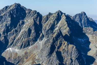 Dağlarda güzel Tatra Mountains.The Sonbahar dönemi.