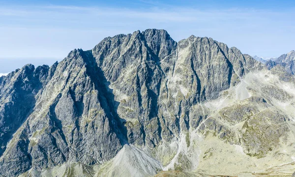 Gerlachovsky Stit Gerlach Seen Peak Bradavica Starolesny Szczyt Highest Peak — Stock Photo, Image