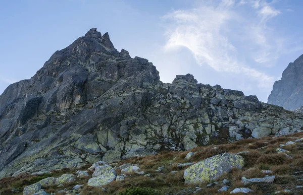 Monk Peak Polish Tatra Mountains Peak Visited Mountaineers Guides Clients — Stock Photo, Image