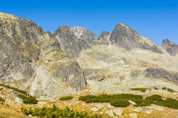 Prachtige Herfst Landschap Tatra Een Fragment Van Main Ridge Tatra — Stockfoto