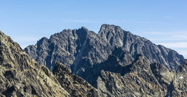 Pohled Vrcholu Gerlachov Gerlach Gerlachovsky Stit Masiv Slovensko Vysoké Tatry — Stock fotografie