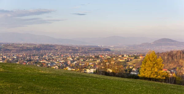 Wegierska Gorka Poland November 2018 Housing Estate Single Family Houses — Stock Photo, Image