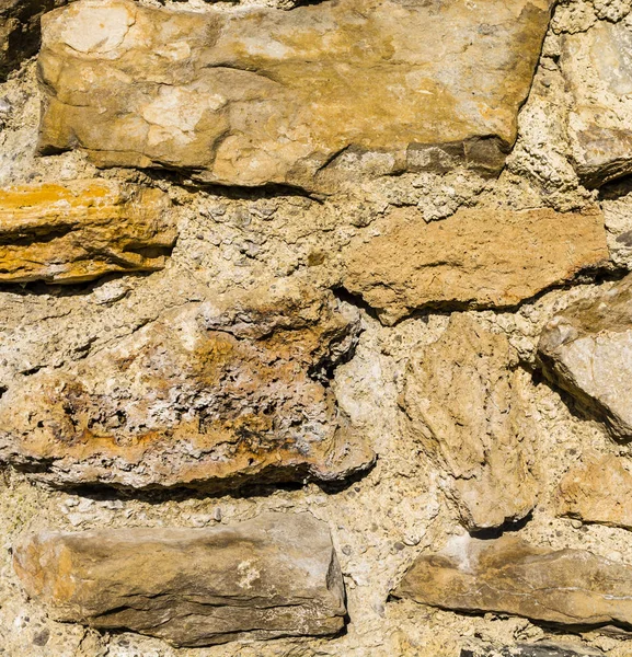 Fragmento Parede Medieval Castelo Close Sobre Textura — Fotografia de Stock