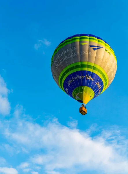Krakau Polen Juli 2020 Heißluftballon Während Des Fluges Mit Der — Stockfoto