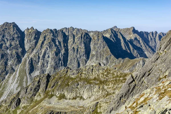 Paisaje Finales Verano Cresta Tatra Parque Nacional Tatra Eslovaquia —  Fotos de Stock