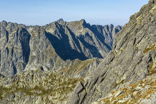 Late Zomer Landschap Van Tatra Pieken — Stockfoto