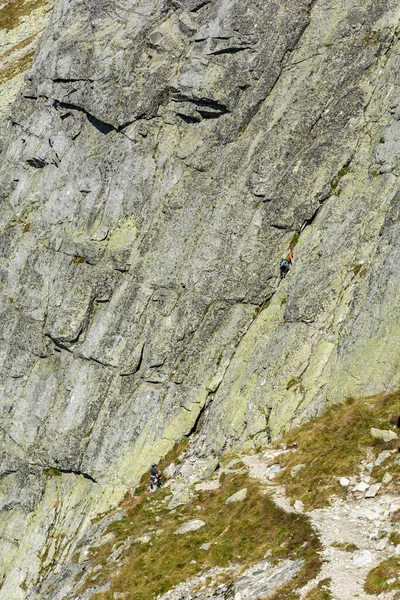 Strbske Pleso Slowakei September 2020 Bergsteigen Der Tatra Führer Auf — Stockfoto