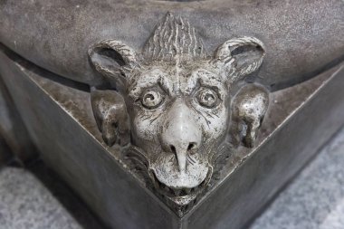 Roma, İtalya - 20 Mart 2018: Basilica St. Camillus de Lellis Roma, İtalya, iç detay