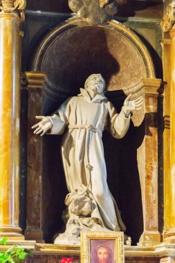Rome, İtalya - 20 Mart 2018: St. Bernard banyoları (Bernardo alle Terme, iç)