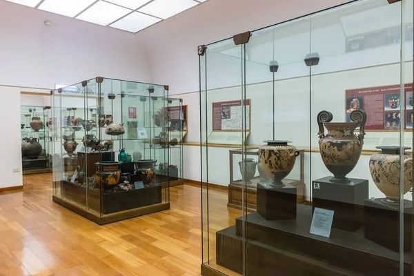 Roma Italia Marzo 2018 Interior Del Museo Nacional Etrusco Museo — Foto de Stock