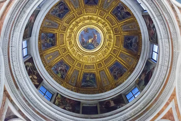 Rome Italy March 2018 Dome Raphael Chigi Chapel Basilica Santa — Stock Photo, Image