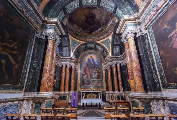 Rome Italie Mars 2018 Chapelle Cybo Saint Laurent Basilique Santa — Photo