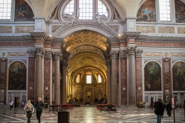 Rome Italie Mars 2018 Intérieur Basilique Sainte Marie Des Anges — Photo