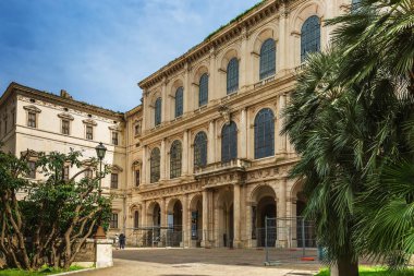 Rome, İtalya - 22 Mart 2018: Palazzo Barberini, şimdi ulusal Antik Sanat Galerisi
