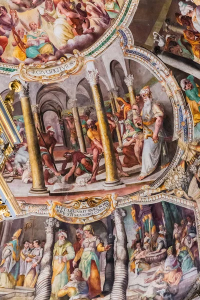 Rzym Włochy Marca 2018 Freski Autorstwa Giacomo Coppi 1577 Podniesiony — Zdjęcie stockowe