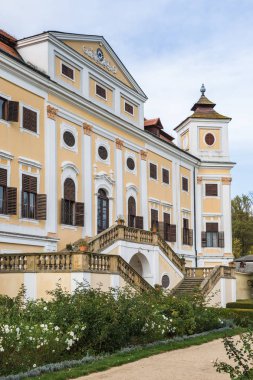Milotice, Çek Cumhuriyeti 29 Ekim 2018: Milotice Chateau South Moravian bölgesi