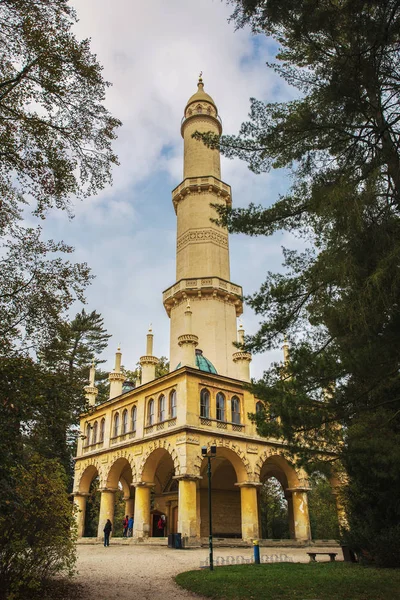 Lednice Tschechische Republik Oktober 2018 Das Minarett Garten Des Schlosses — Stockfoto