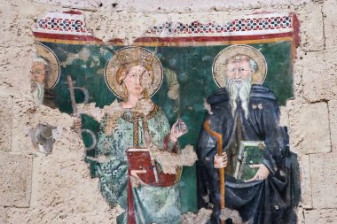 Orvieto, İtalya - 24 Mart 2018: İç Orvieto Katedrali, 14 Katolik Katedrali