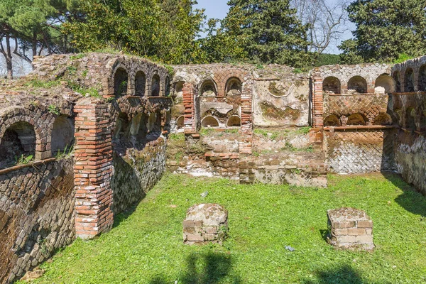 Ruínas Antigas Romanas Ostia Antica Perto Roma Itália — Fotografia de Stock