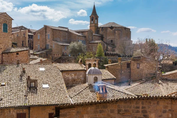 Centro Antigua Ciudad Orvieto Italia —  Fotos de Stock