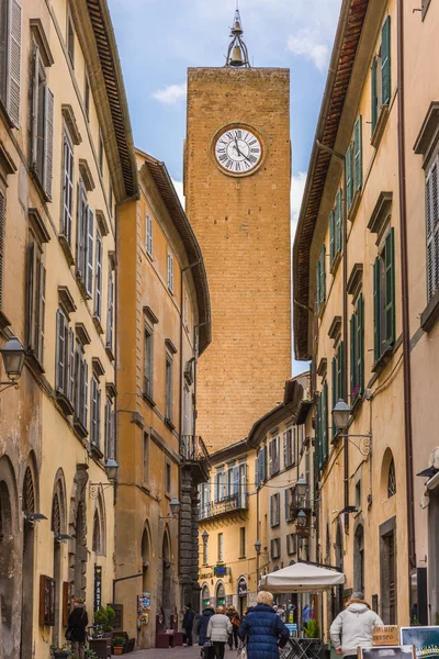 Orvieto Italien Mars 2018 Smal Gata Centrum Gamla Stan — Stockfoto