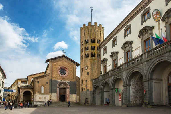 Orvieto Olaszország 2018 Március Chiesa Sant Andrea Bartolomeo Orvieto Sant — Stock Fotó