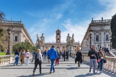 Piazza del Campidoglio, Capitol Hill Roma, İtalya