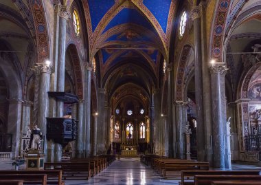 Roma, İtalya Minerva yukarıda Saint Mary Bazilikası iç