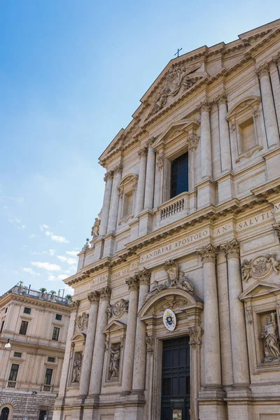Церковь Святого Андрея Долины в Риме, Италия — стоковое фото