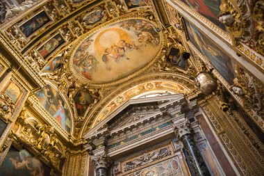 İç Basilica San Giovanni dei Fiorentini Roma, İtalya