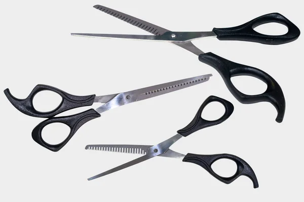 Haircut Scissors White Background Clipping Path — Stock Photo, Image