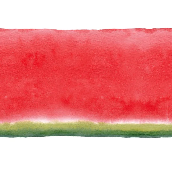 Akvarell vattenmelon sömlöst mönster — Stockfoto