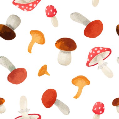 suluboya mantar deseni