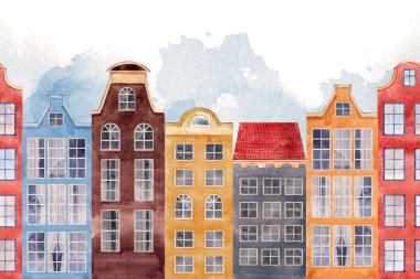 Sulu boya house seamless modeli