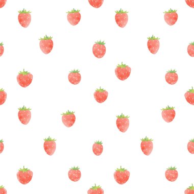 suluboya çilek deseni