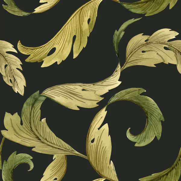 Modern Art Nouveau Tiffany vector pattern — Stock Vector