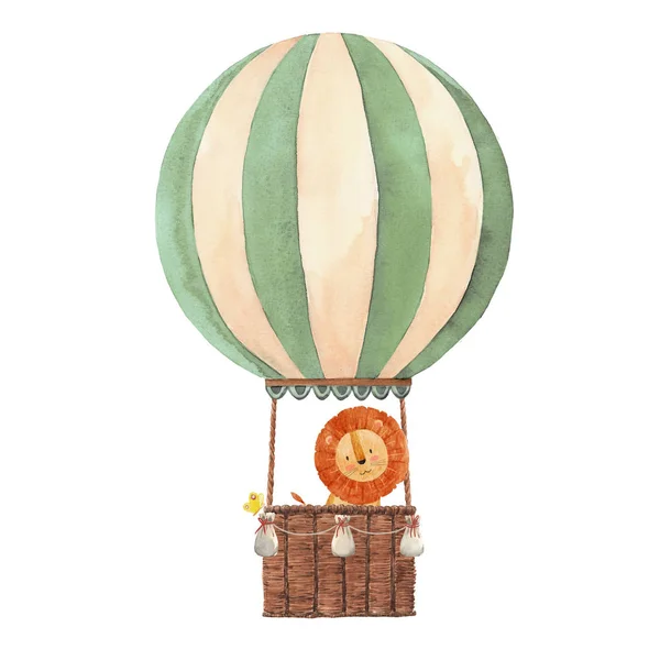 Akvarelu air baloon ilustrace — Stock fotografie